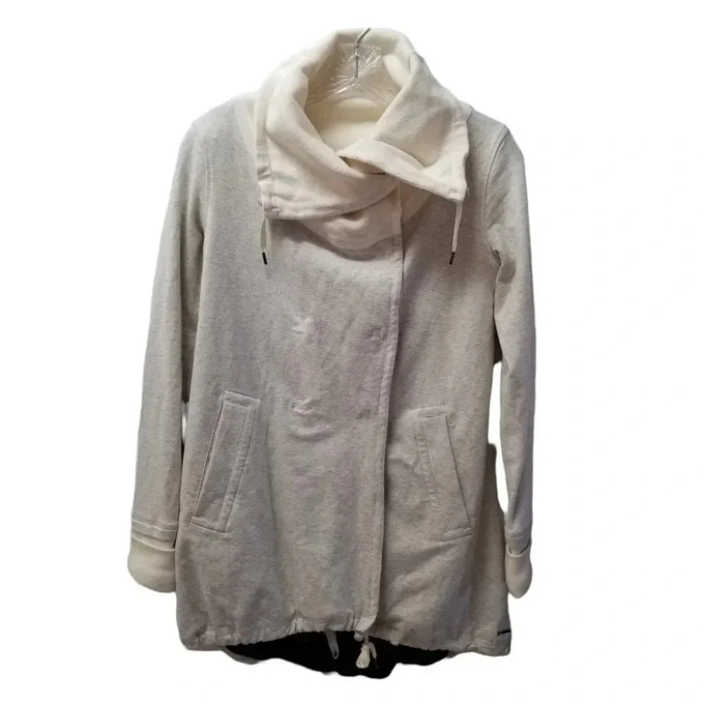 Lululemon Gratitude Wrap Snap Up  Cowl Neck Cardigan